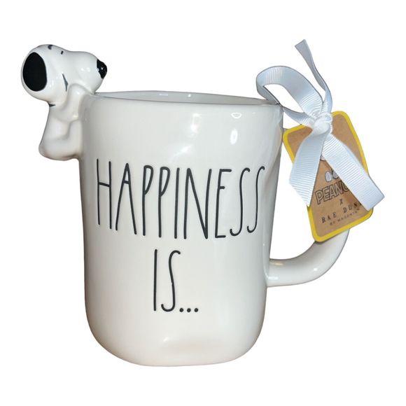 Rae Dunn | Dining | Snoopy 3d Peanuts X Rae Dunn Mug Happiness Is Dog ...